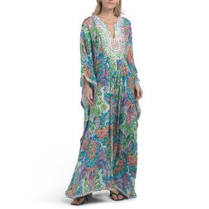 MISS JUNE multi Printed Caftan Dress